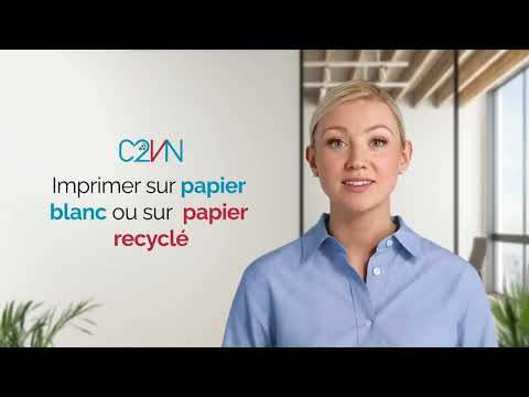 Imprimer sur du papier blanc ou recyclé